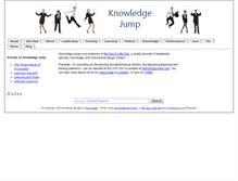 Tablet Screenshot of knowledgejump.com